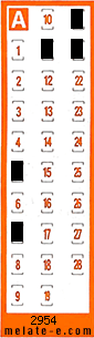 Volante ganador del sorteo 2954 de Chispazo