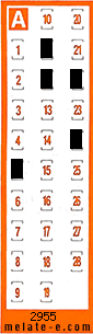 Volante ganador del sorteo 2955 de Chispazo