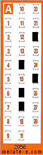 Volante ganador del sorteo 2956 de Chispazo
