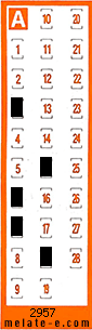 Volante ganador del sorteo 2957 de Chispazo