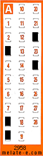 Volante ganador del sorteo 2958 de Chispazo