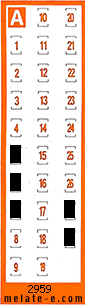 Volante ganador del sorteo 2959 de Chispazo
