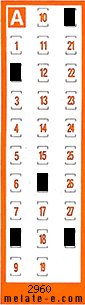Volante ganador del sorteo 2960 de Chispazo