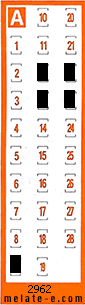 Volante ganador del sorteo 2962 de Chispazo