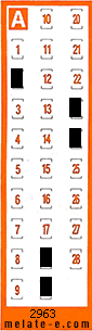 Volante ganador del sorteo 2963 de Chispazo