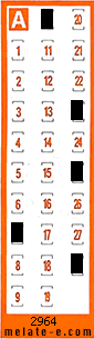 Volante ganador del sorteo 2964 de Chispazo
