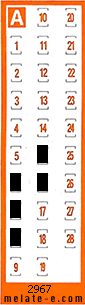 Volante ganador del sorteo 2967 de Chispazo