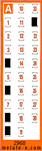 Volante ganador del sorteo 2968 de Chispazo