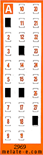 Volante ganador del sorteo 2969 de Chispazo