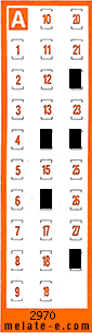 Volante ganador del sorteo 2970 de Chispazo