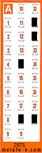 Volante ganador del sorteo 2971 de Chispazo