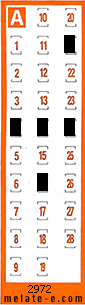 Volante ganador del sorteo 2972 de Chispazo