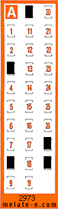 Volante ganador del sorteo 2973 de Chispazo