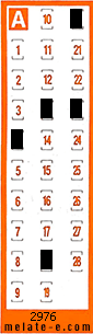 Volante ganador del sorteo 2976 de Chispazo