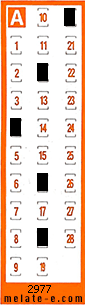 Volante ganador del sorteo 2977 de Chispazo