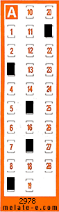 Volante ganador del sorteo 2978 de Chispazo