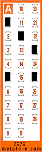 Volante ganador del sorteo 2979 de Chispazo