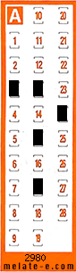 Volante ganador del sorteo 2980 de Chispazo