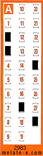 Volante ganador del sorteo 2983 de Chispazo