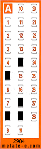 Volante ganador del sorteo 2984 de Chispazo