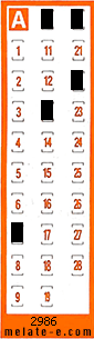 Volante ganador del sorteo 2986 de Chispazo
