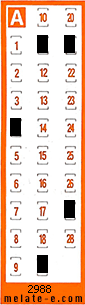 Volante ganador del sorteo 2988 de Chispazo