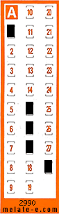 Volante ganador del sorteo 2990 de Chispazo