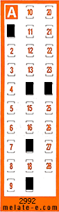 Volante ganador del sorteo 2992 de Chispazo