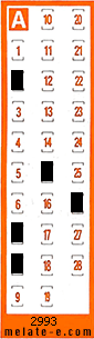 Volante ganador del sorteo 2993 de Chispazo