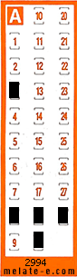 Volante ganador del sorteo 2994 de Chispazo
