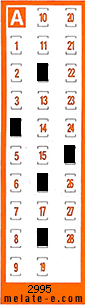 Volante ganador del sorteo 2995 de Chispazo