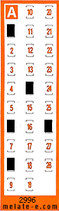 Volante ganador del sorteo 2996 de Chispazo