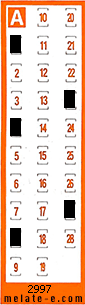 Volante ganador del sorteo 2997 de Chispazo