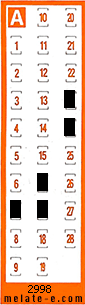 Volante ganador del sorteo 2998 de Chispazo