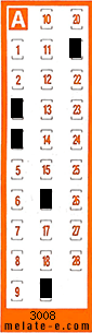 Volante ganador del sorteo 3008 de Chispazo