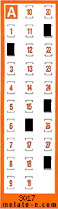 Volante ganador del sorteo 3017 de Chispazo