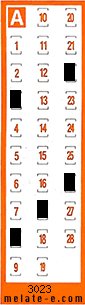 Volante ganador del sorteo 3023 de Chispazo