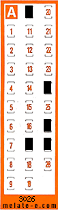 Volante ganador del sorteo 3026 de Chispazo
