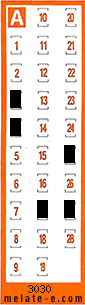 Volante ganador del sorteo 3030 de Chispazo