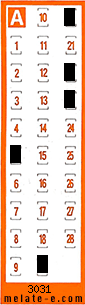 Volante ganador del sorteo 3031 de Chispazo