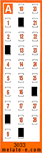 Volante ganador del sorteo 3033 de Chispazo