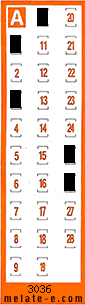 Volante ganador del sorteo 3036 de Chispazo