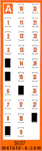 Volante ganador del sorteo 3037 de Chispazo