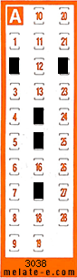 Volante ganador del sorteo 3038 de Chispazo