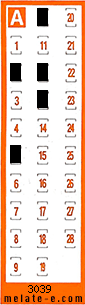 Volante ganador del sorteo 3039 de Chispazo