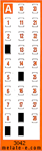 Volante ganador del sorteo 3042 de Chispazo