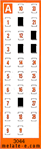 Volante ganador del sorteo 3044 de Chispazo