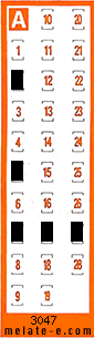 Volante ganador del sorteo 3047 de Chispazo