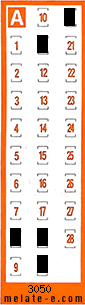 Volante ganador del sorteo 3050 de Chispazo
