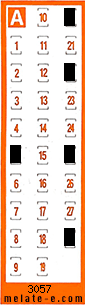 Volante ganador del sorteo 3057 de Chispazo